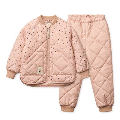 LIEWOOD ZELLA komplet termiczny Mini Cherry heart / Rosey