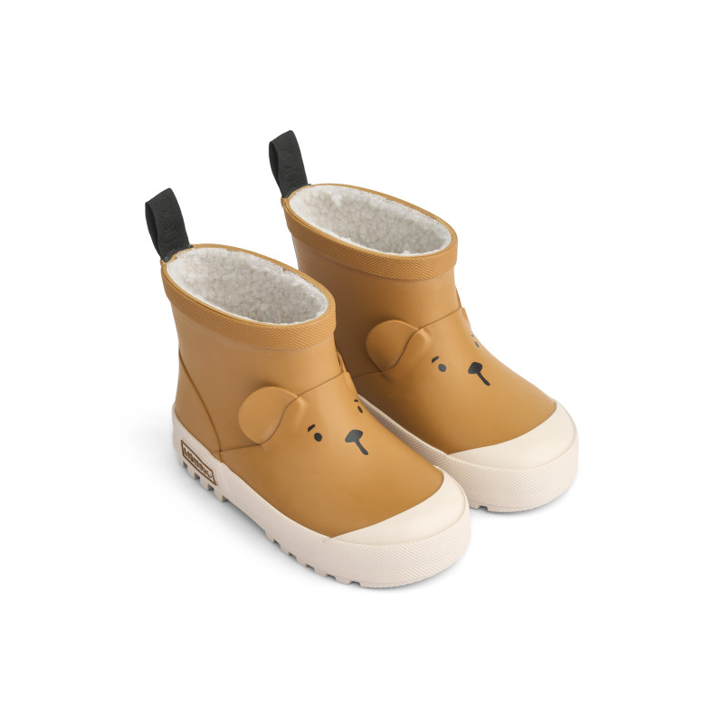 LIEWOOD ocieplane kalosze Jesse Bear Golden caramel