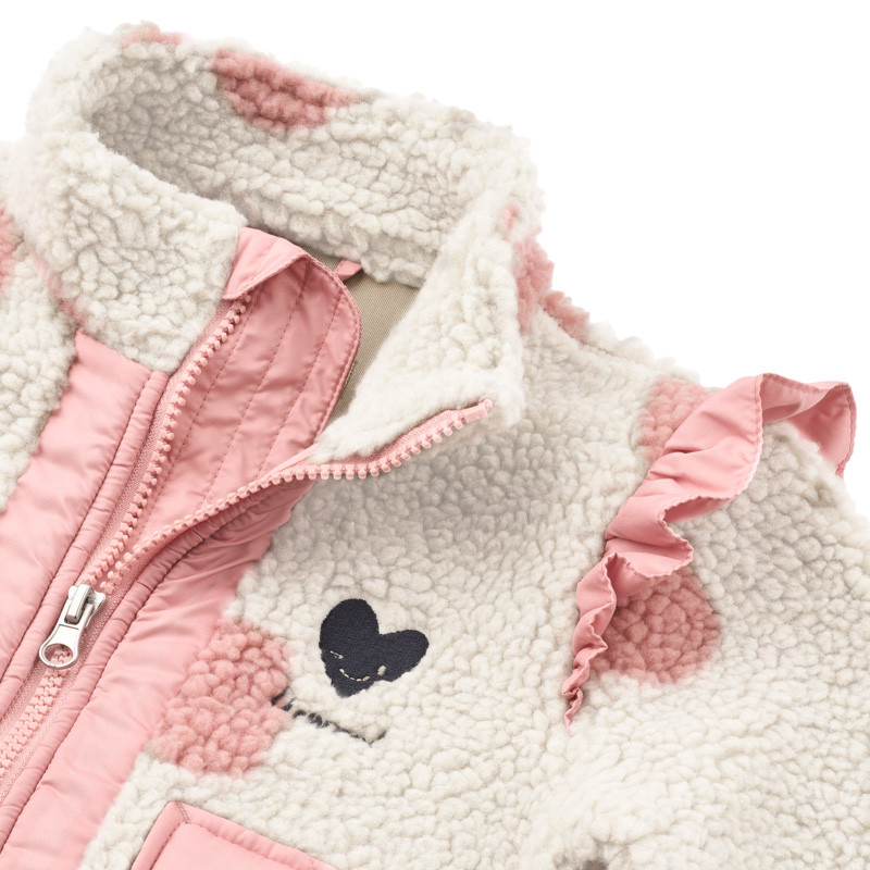 LIEWOOD Kurtka polarowa dla dzieci Noam Rose blush mix