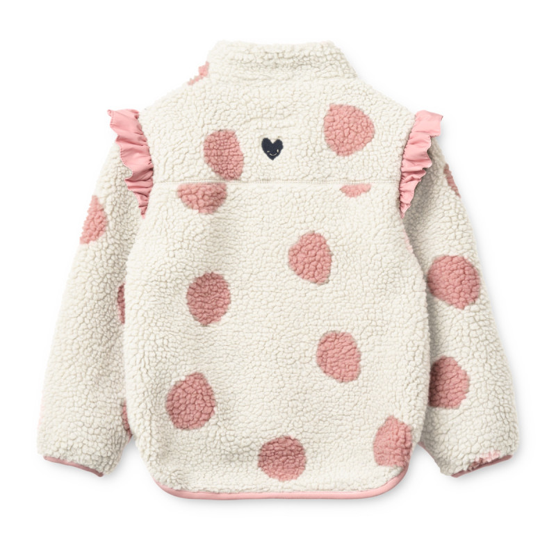 LIEWOOD Kurtka polarowa dla dzieci Noam Rose blush mix