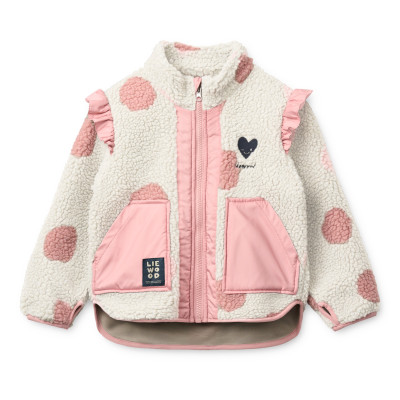 LIEWOOD Kurtka polarowa dla dzieci Noam Rose blush mix