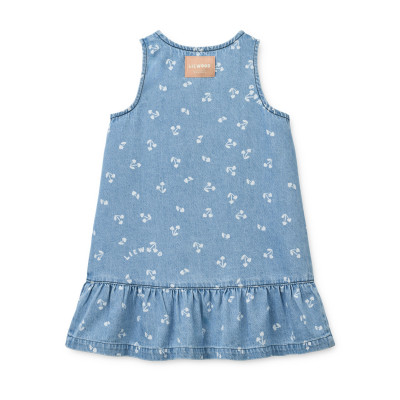 LIEWOOD Sybilla sukienka jeansowa Cherry heart sandy / Denim