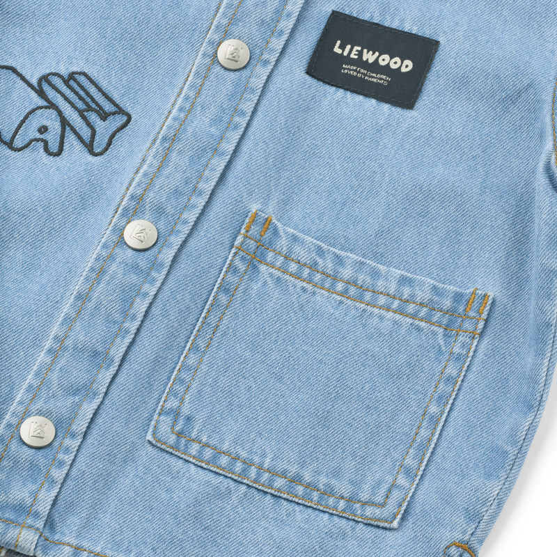 LIEWOOD Dziecięca koszula jeansowa Greg Play / Denim