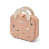 LIEWOOD Składany silikonowy lunchbox Elara Mood / Pale Tuscany