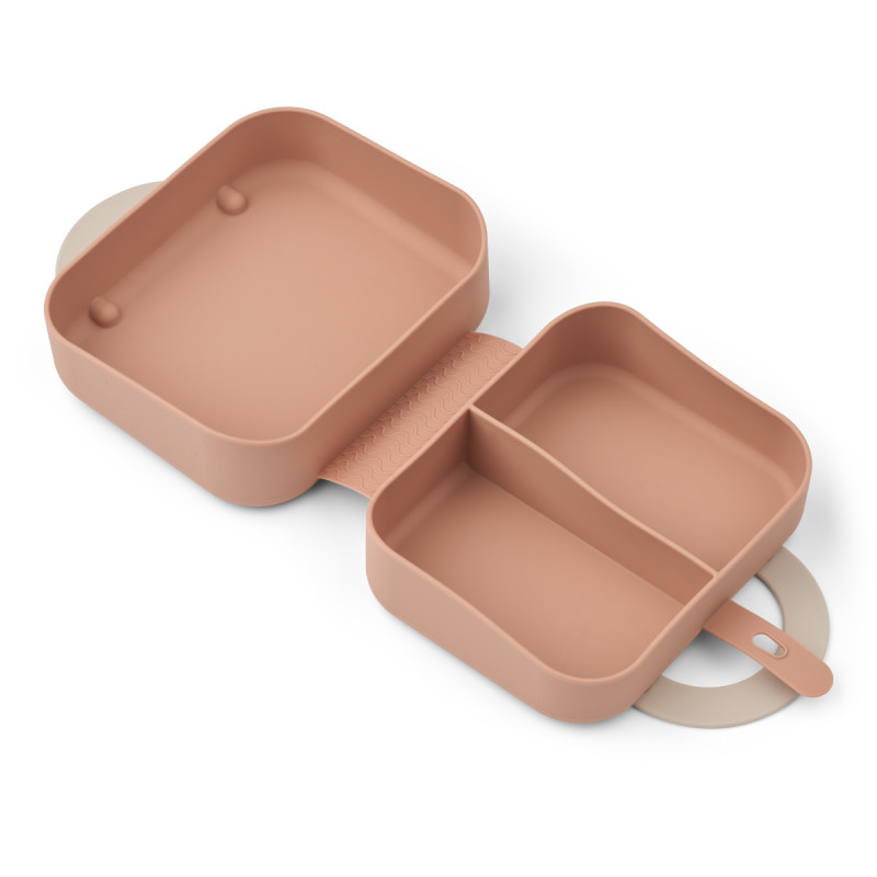 LIEWOOD Składany silikonowy lunchbox Elara Mood / Pale Tuscany