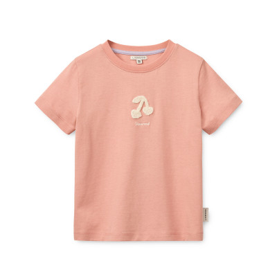LIEWOOD Francis koszulka dziecięca Cherry heart / Rose blush