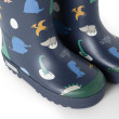 LIEWOOD dziecięce ocieplane kalosze Mason Dino roar / Classic navy