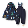 LIEWOOD zestaw przeciwdeszczowy Manu Dino roar / Classic navy