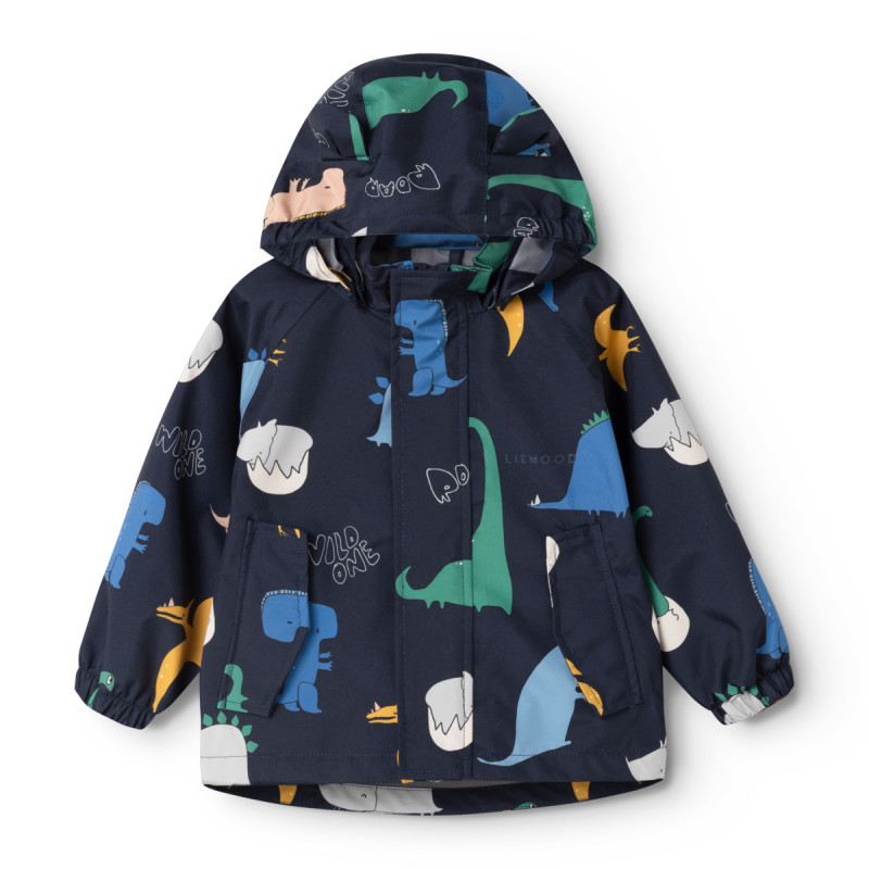 LIEWOOD zestaw przeciwdeszczowy Manu Dino roar / Classic navy