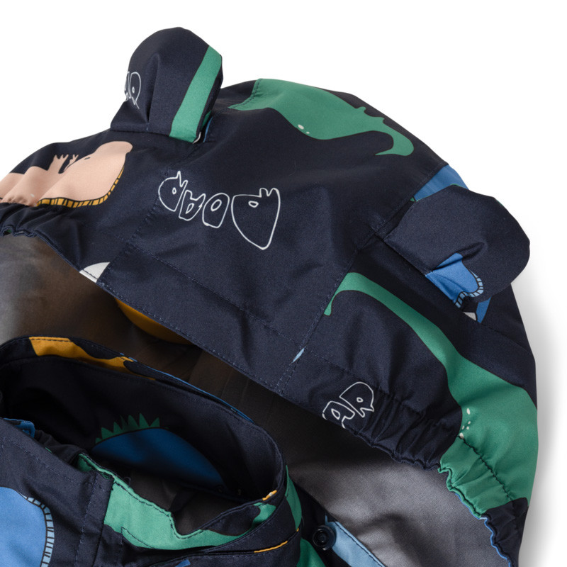 LIEWOOD zestaw przeciwdeszczowy Manu Dino roar / Classic navy