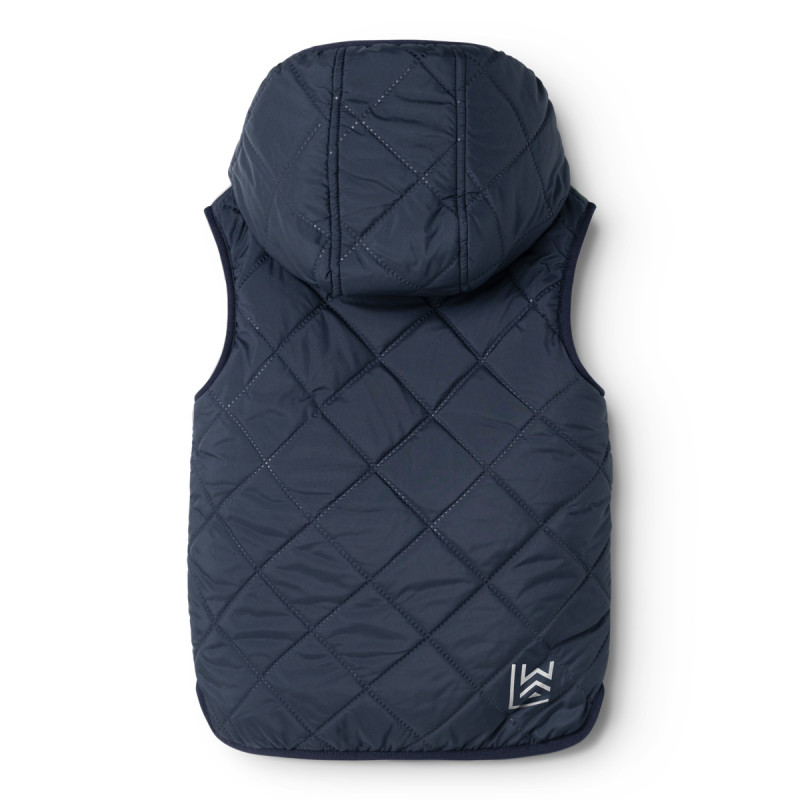 LIEWOOD dziecięca kamizelka dwustronna Diana Classic navy mix