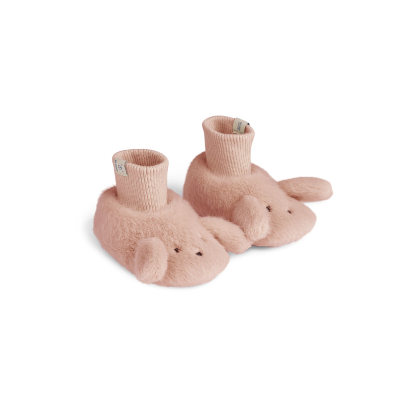 LIEWOOD pluszowe kapcie dziecięce Beth Rabbit Pale tuscany