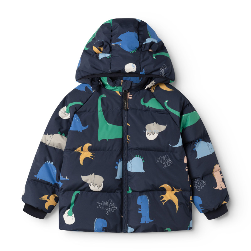 LIEWOOD Polle kurtka puchowa Dino roar / Classic navy