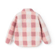 LIEWOOD Kurtka polarowa dla dzieci Nolan Mega Check / Rose blush
