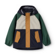 LIEWOOD wodoodporny zestaw Pedia – kurtka i spodnie Garden green multi mix