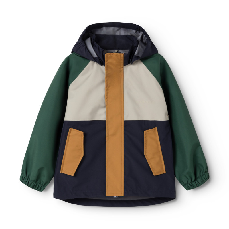 LIEWOOD wodoodporny zestaw Pedia – kurtka i spodnie Garden green multi mix
