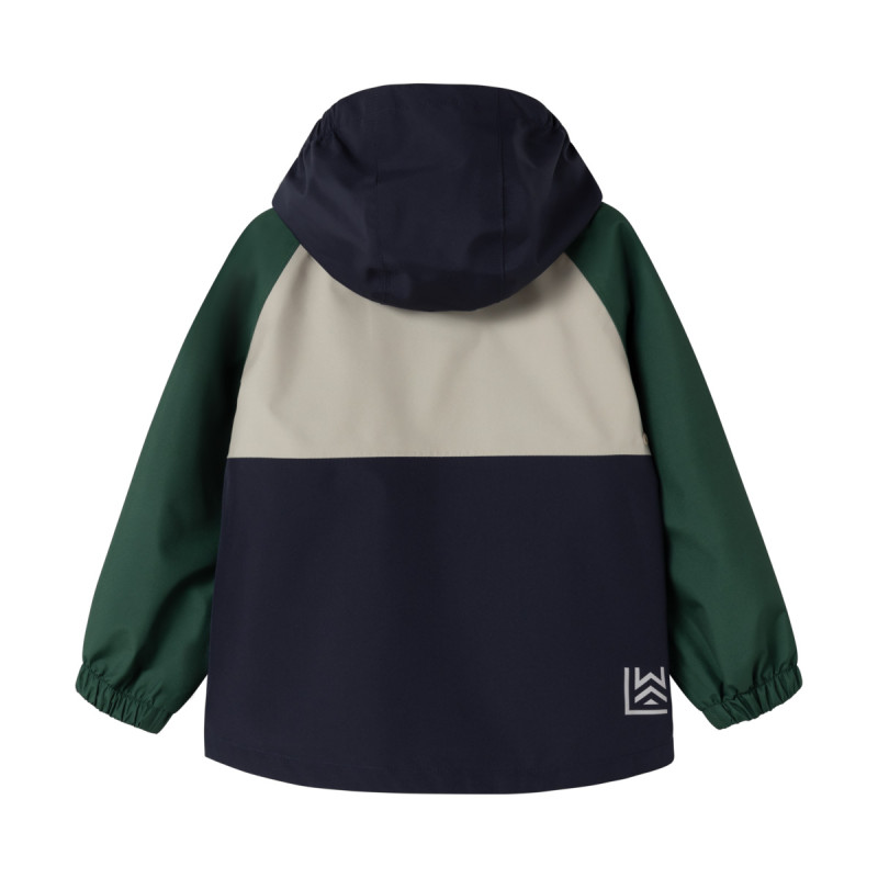LIEWOOD wodoodporny zestaw Pedia – kurtka i spodnie Garden green multi mix
