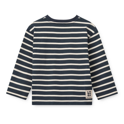 LIEWOOD TYLER bluzka w paski z długim rękawem Classic Navy / creme de la creme