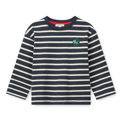 LIEWOOD TYLER bluzka w paski z długim rękawem Classic Navy / creme de la creme