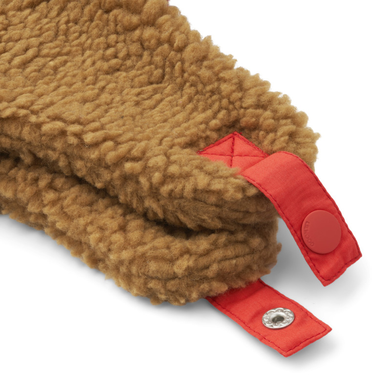 LIEWOOD Czapka zimowa BRAVO Army brown multi mix