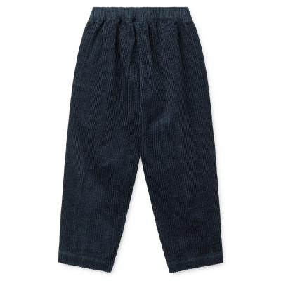 LIEWOOD BORRIS Spodnie sztruksowe dziecięce Classic navy