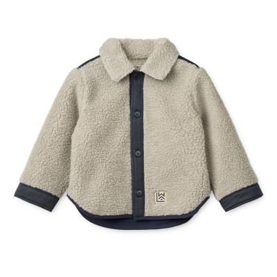 LIEWOOD ELIAN dziecięca koszula polarowa Mist / Classic navy