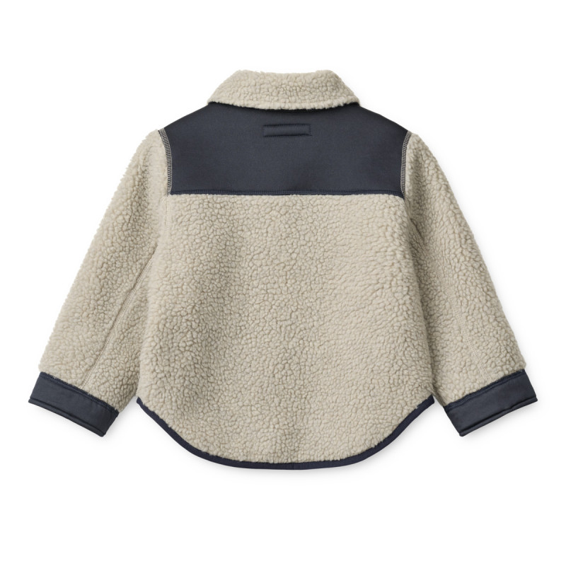 LIEWOOD ELIAN dziecięca koszula polarowa Mist / Classic navy