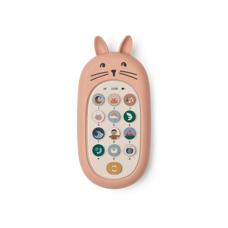 LIEWOOD FIDI Telefon zabawkowy z dźwiękami Pale tuscany