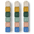 LIEWOOD VEDA Silikonowe klocki 18 szt. Beach Blue Multi mix