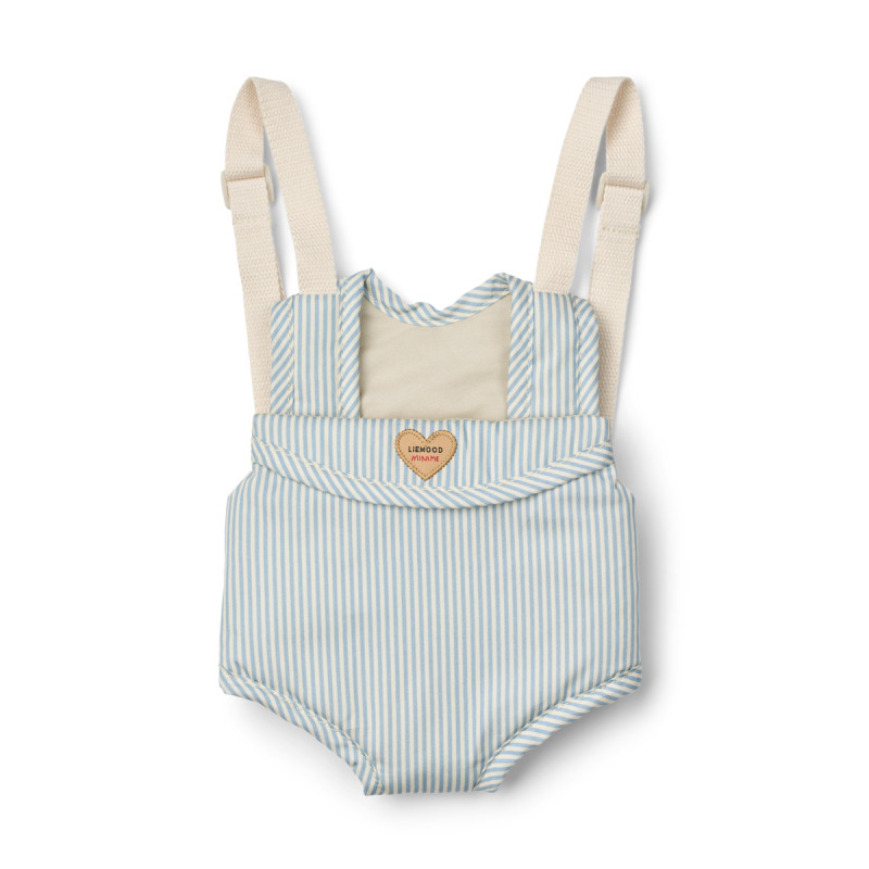 LIEWOOD ELEANOR Nosidełko dla lalek Stripe Beach blue
