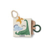 LIEWOOD FEY Miękka książeczka sensoryczna Dino Roar / Dove blue