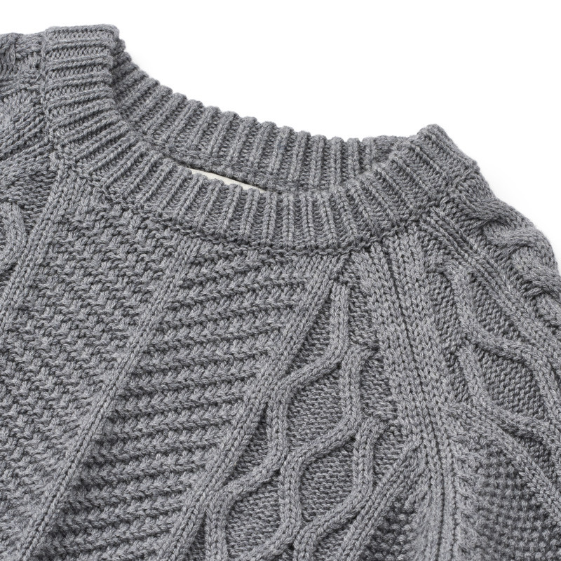 LIEWOOD ARI Bawełniany sweter dziecięcy Grey melange