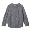 LIEWOOD ARI Bawełniany sweter dziecięcy Grey melange