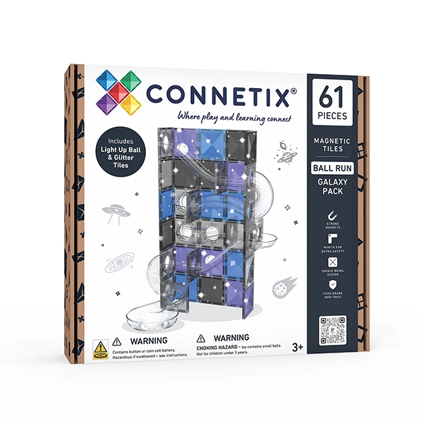 CONNETIX® Ball Run Galaxy Pack 61 elementów CONNETIX® Ball Run Galaxy Pack 61 elementów
