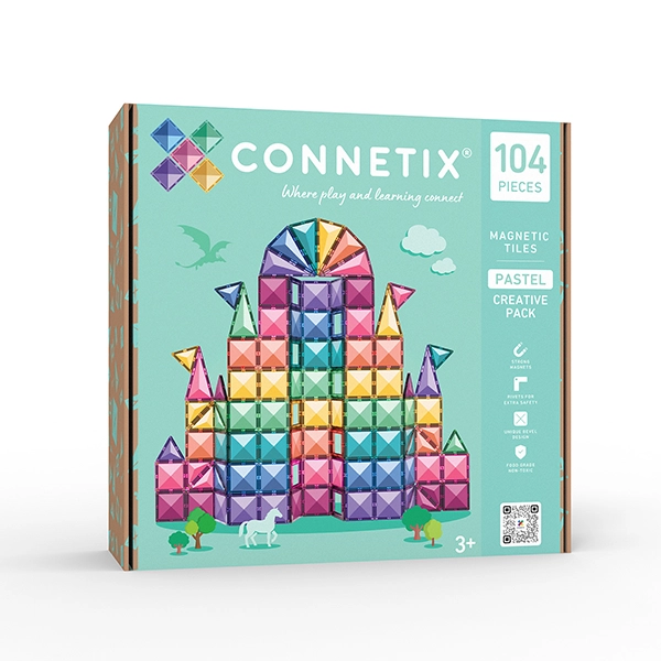 CONNETIX® Pastel Creative Pack 104 elementy CONNETIX® Pastel Creative Pack 104 elementy