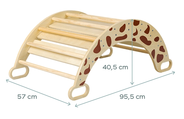 Wymiary zestawu Żyrafa