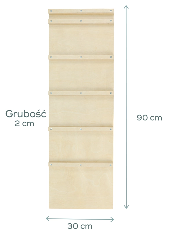 Deska ze stopniami – wymiary