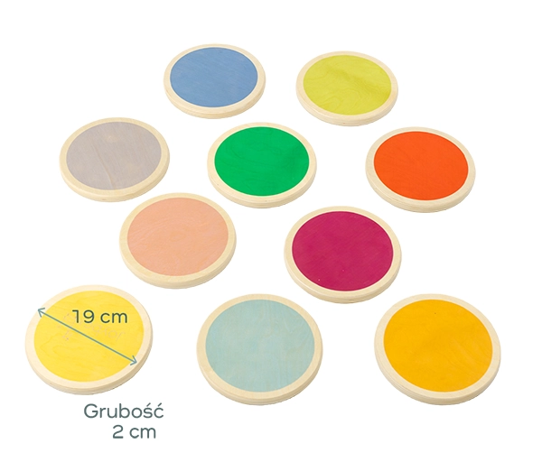 Montessori kamienie do chodzenia wymiary