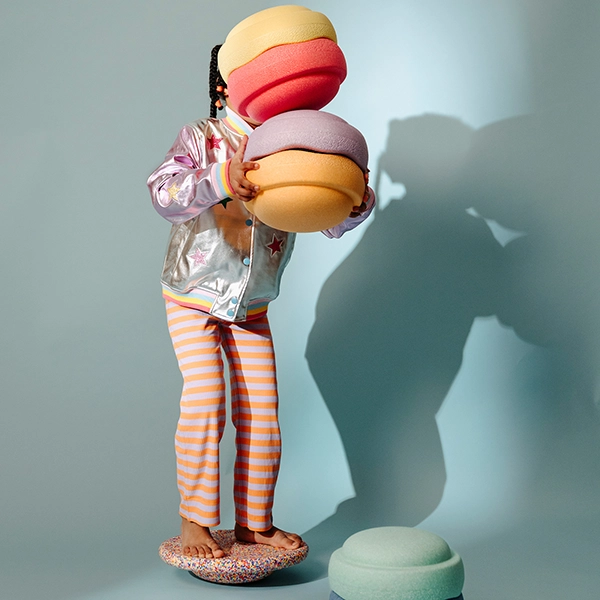 Stapelstein Original Set 6 szt. z deską do balansowania