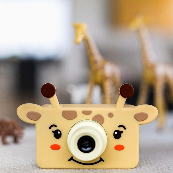 The Zoofamily dziecięcy aparat cyfrowy żyrafa szczegół aparatu