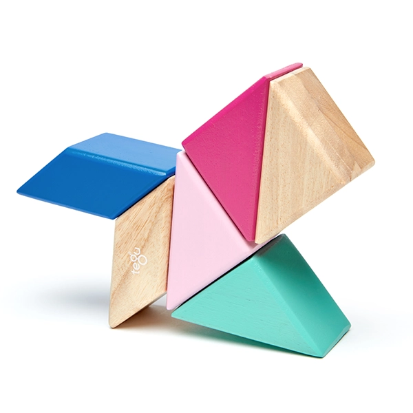 Magnetyczna układanka Tegu travel set Blossom 6 szt. w kształcie pieska