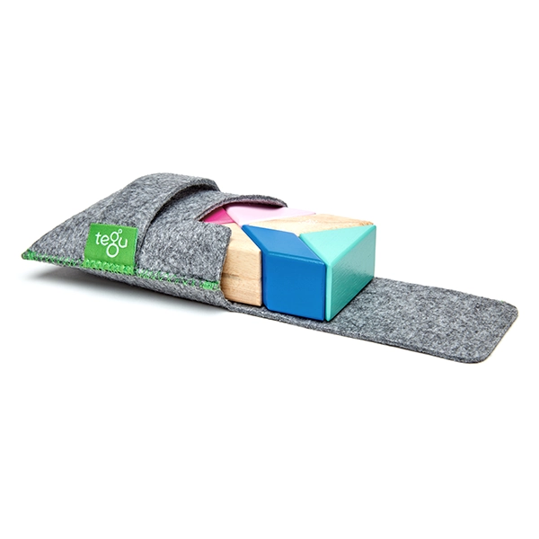 Magnetyczna układanka Tegu travel set Blossom 6 szt. w etui