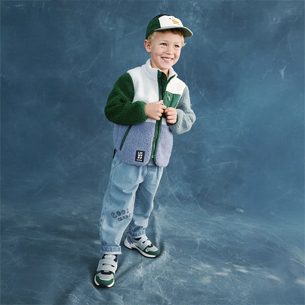 LIEWOOD Kurtka polarowa dla dzieci Nolan Dusty lavender multi mix