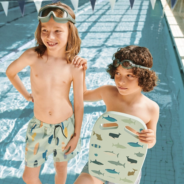 LIEWOOD Duke kąpielówki Boards / Light peppermint