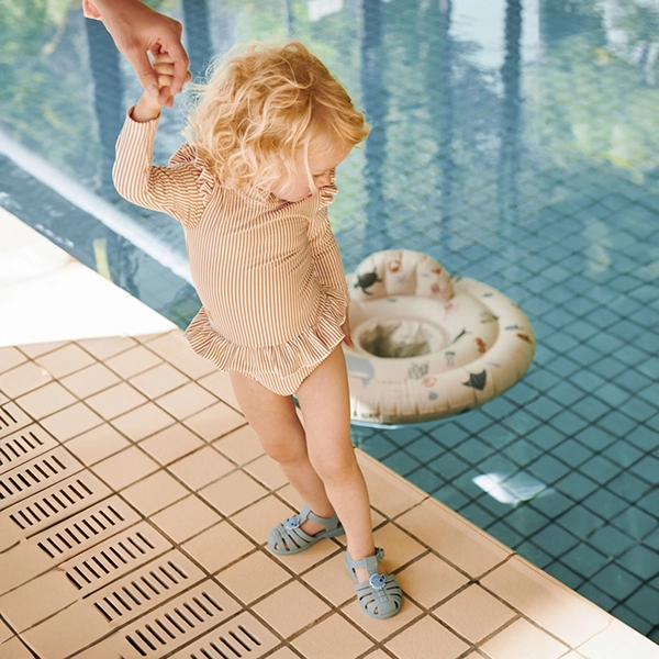 LIEWOOD sandały Bre Beach z ozdobami Puffer / peppermint