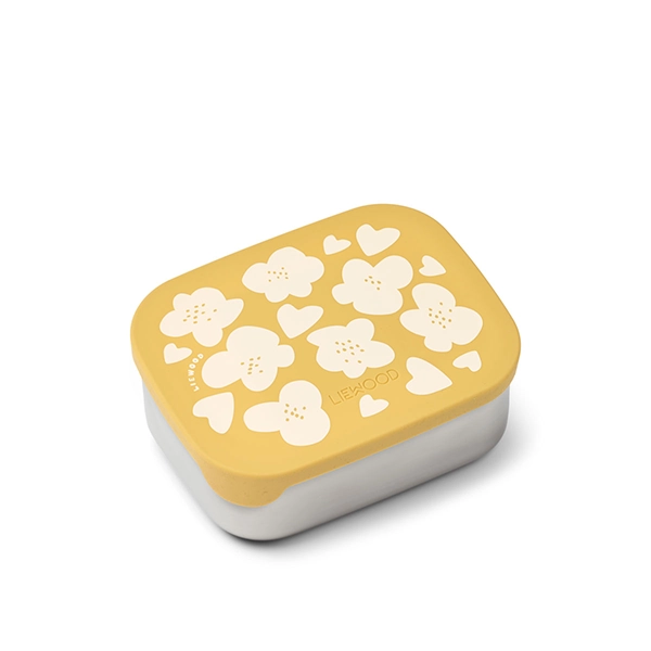 LIEWOOD pudełko śniadaniowe Arthur Flower / Lemon yellow
