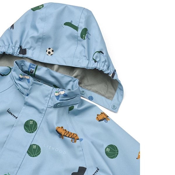 LIEWOOD wodoodporny zestaw Pedia – kurtka i spodnie Fun / Beach blue