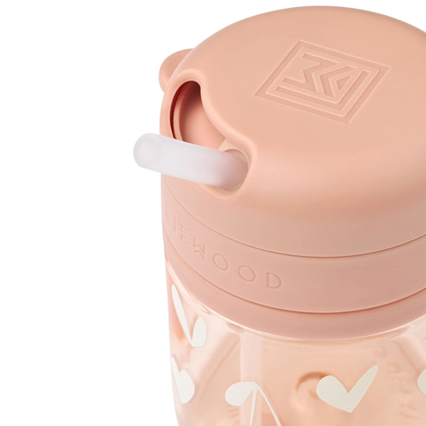 LIEWOOD Pavia kubek z tritanu ze słomką 280 ml Sweethearts / Pale tuscany