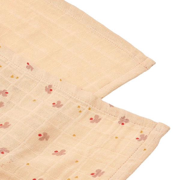 LIEWOOD pieluszki muślinowe Lewis 2 sztuki Mini butterfly / Apple blossom mix