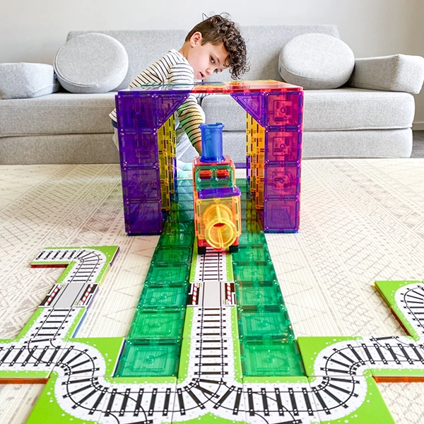 Karty magnetyczne tory kolejowe 36 szt